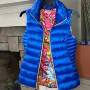 LILLY PULITZER JACKET PUFFER VEST SIZE XXS